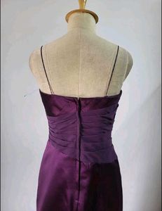 Elegant Purple Midi Dress