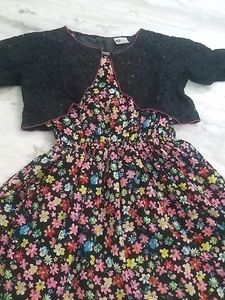 Wonderfull Durable Set Of Shrug And Frock