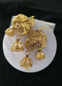 Elephant Jhumka Earrings