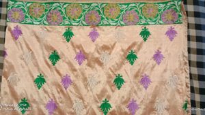 Embroidered Silk Fabric