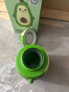 avocado glass water bottle for kids
