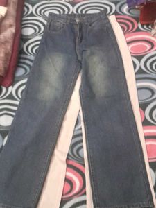 Wide Leg Denim Jeans