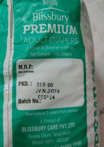 Blissbury Adult Diapers