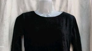 Elegant Black Velvet Maxi Dress