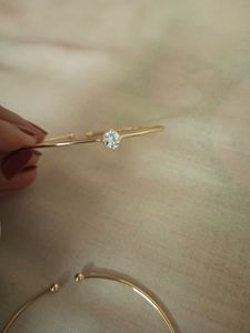 Gold Plated Celestial Bangle Set