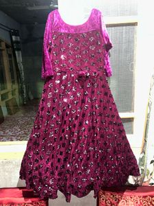Heavy Sequence Work Gown