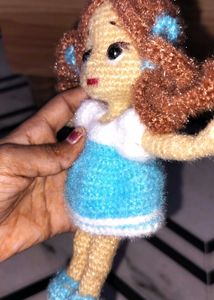 Handmade Knitted Doll