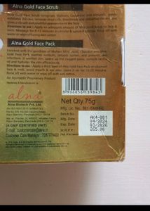 Alna Gold Facial Kit