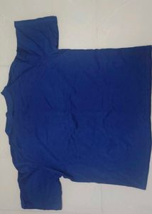 Blue Graphic Print Tee