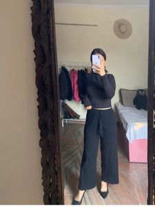 Flared Black Pants