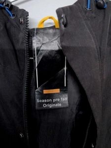 Black Rain Jacket Can Use For Sports Too