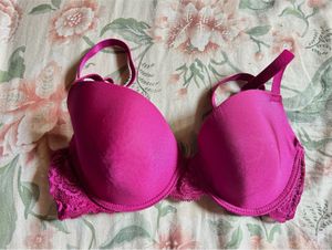 Pink Lace Bra