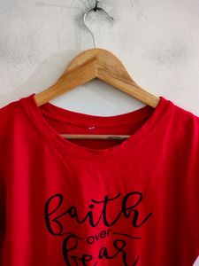 Red  Graphic Tee