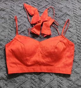 Orange Designer Blouse