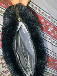 fur sling bag