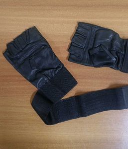 Premium Quality Half Gloves Leather