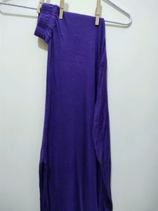 Purple Viscose Dhoti Salwar
