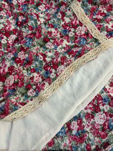Floral Strapless Mini Dress