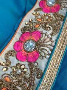 Border Silk Dual Tone Saree