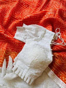 Bandhni With Blouse*