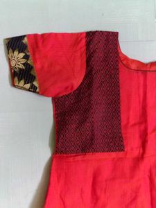 Red &amp; Black  Frock