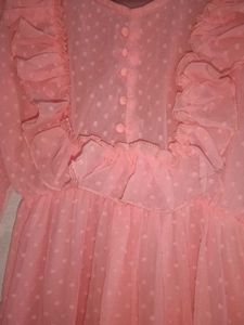 Pink Ruffle Maxi Dress