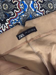 Beige Casual Pants