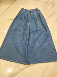 Wide Leg Denim Jeans