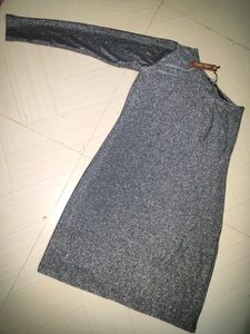 BlackShimmerTokiyoTalkies Bodycon Dress