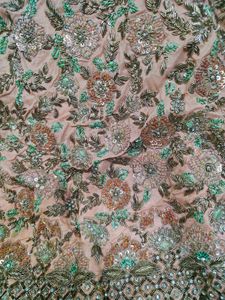Pink dabka Embroidered Lehenga Choli