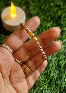 Twisted Adjustable Copper Kada✨️