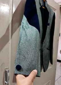 Green + Gray Blazer