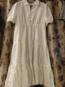 Schiffli Embroidered Dress