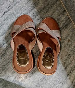 Sparkly Wedge Sandals