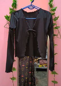Tie Up Black top