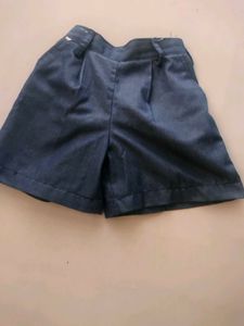 Blue School Uniform Shorts