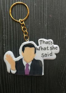 The Office Michael Scott Keychain