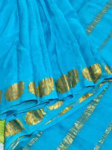 Elegant Blue Saree