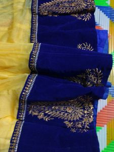Elegant Yellow Embroidered Suit