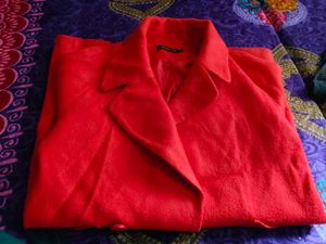 knee length and blazer size m