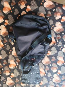 agnes b. Navy Polka Dot Backpack
