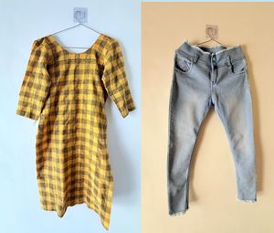 Kurti Jeans Combo Women