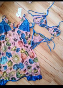 Floral Lingerie 3 ps