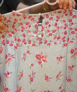 Max Brand Light Soft Rayon Lace Embellished Top