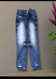 Stylish Jeans - Blue &amp; White For Ladies 2 Combo