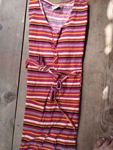 Striped Tie-Front Top