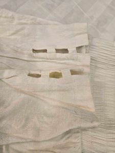 Off-White Pyjama Pant For Women