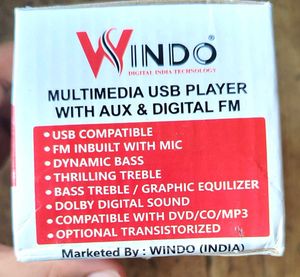 🔊 Windo Multimedia USB Audio Player