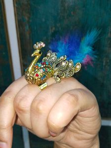 Statement Feather Ring
