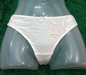 White Cotton💞 Briefs